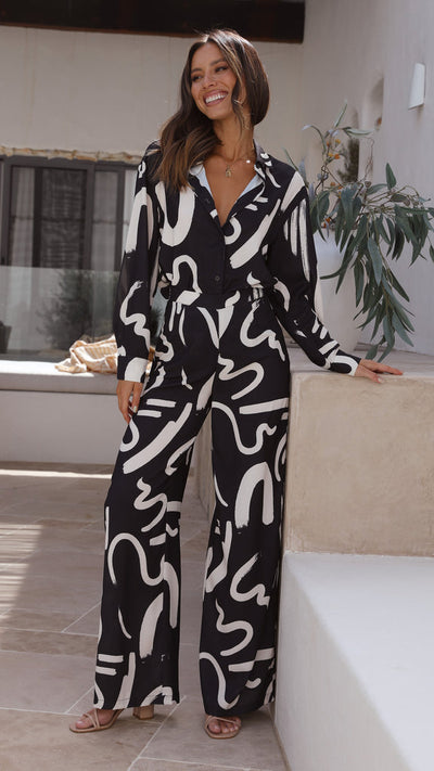 Corinne - Two-Piece Printed Set