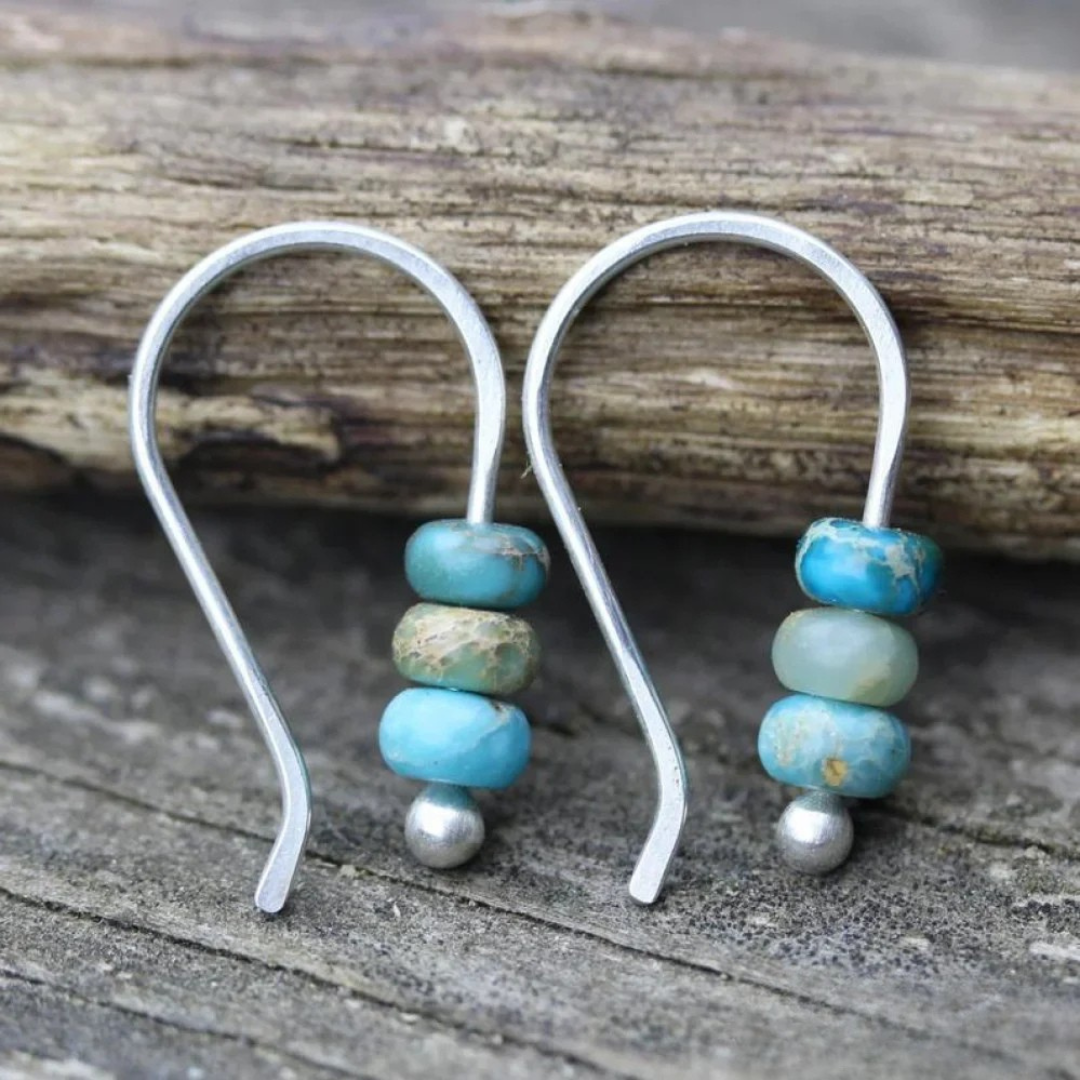 Turquoise Bead Earrings