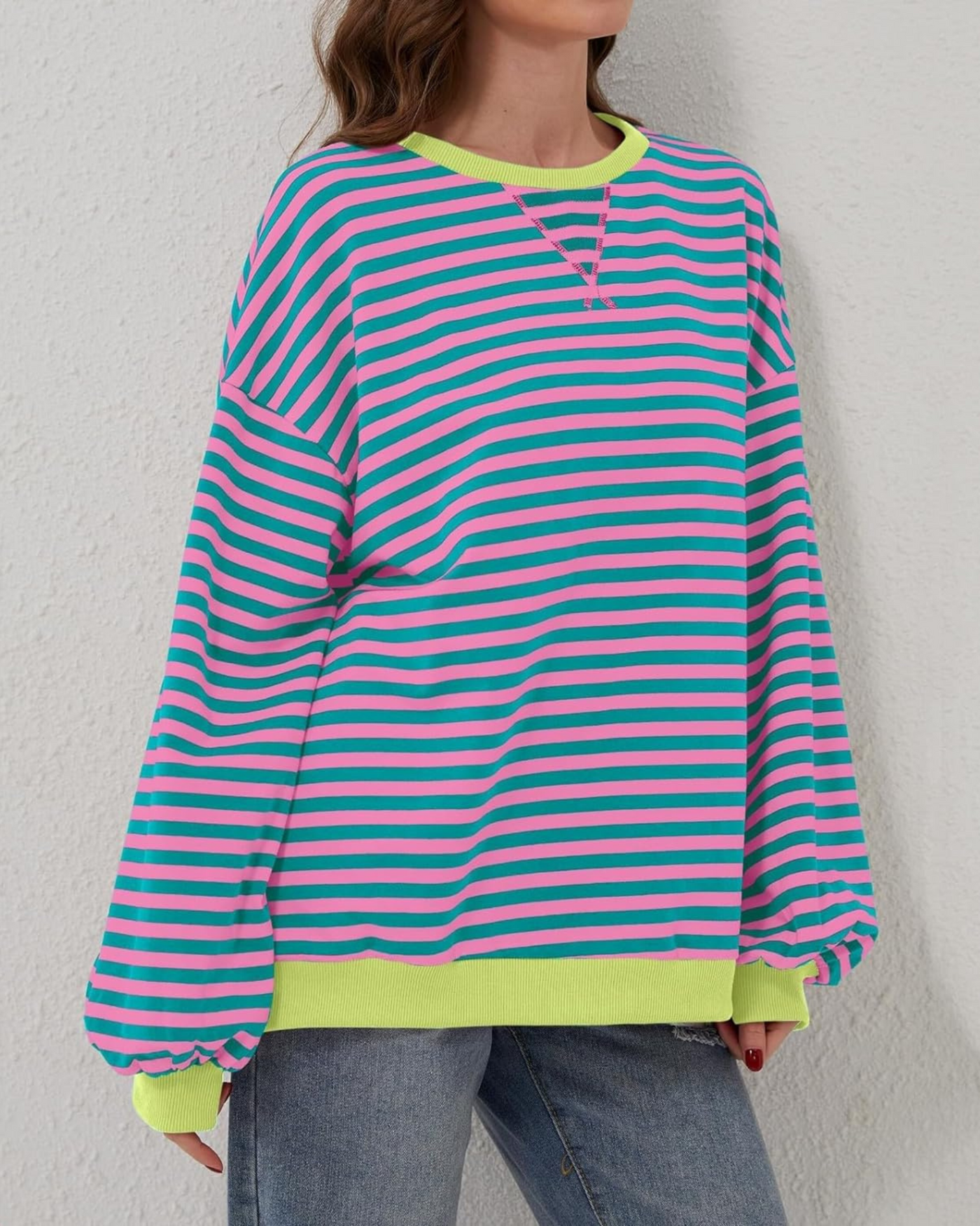 Juana | Stylish Comfort Striped Sweatshirt