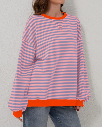 Juana | Stylish Comfort Striped Sweatshirt