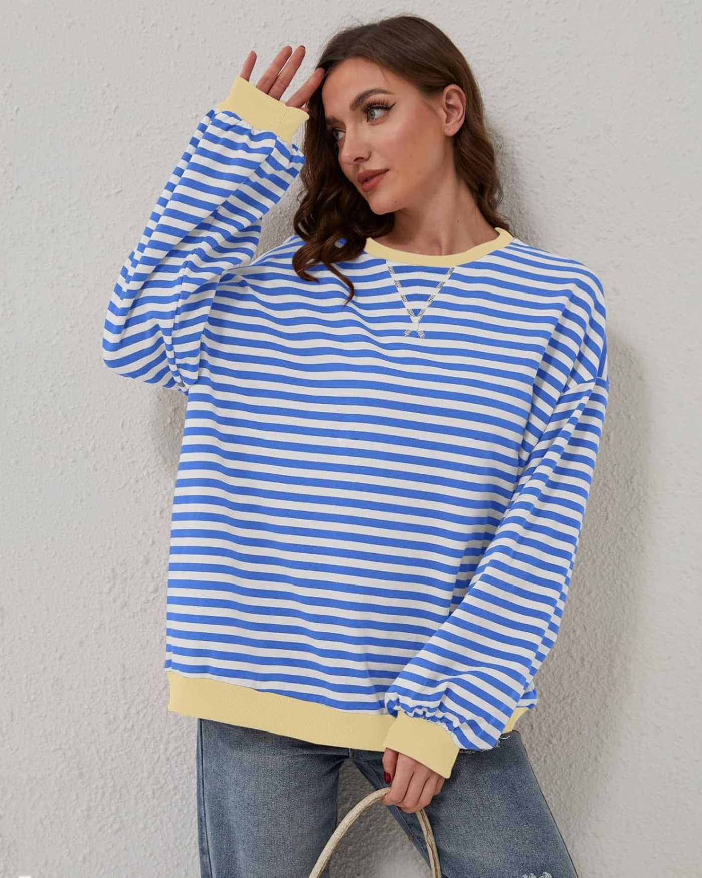 Juana | Stylish Comfort Striped Sweatshirt