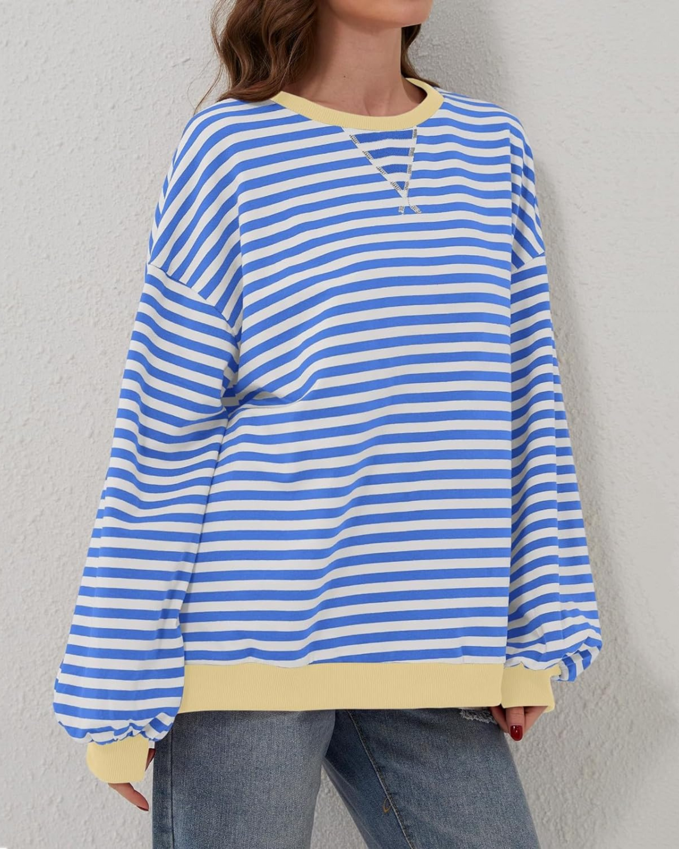 Juana | Stylish Comfort Striped Sweatshirt