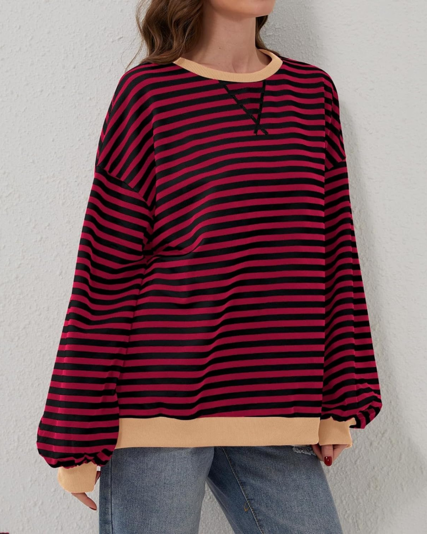 Juana | Stylish Comfort Striped Sweatshirt