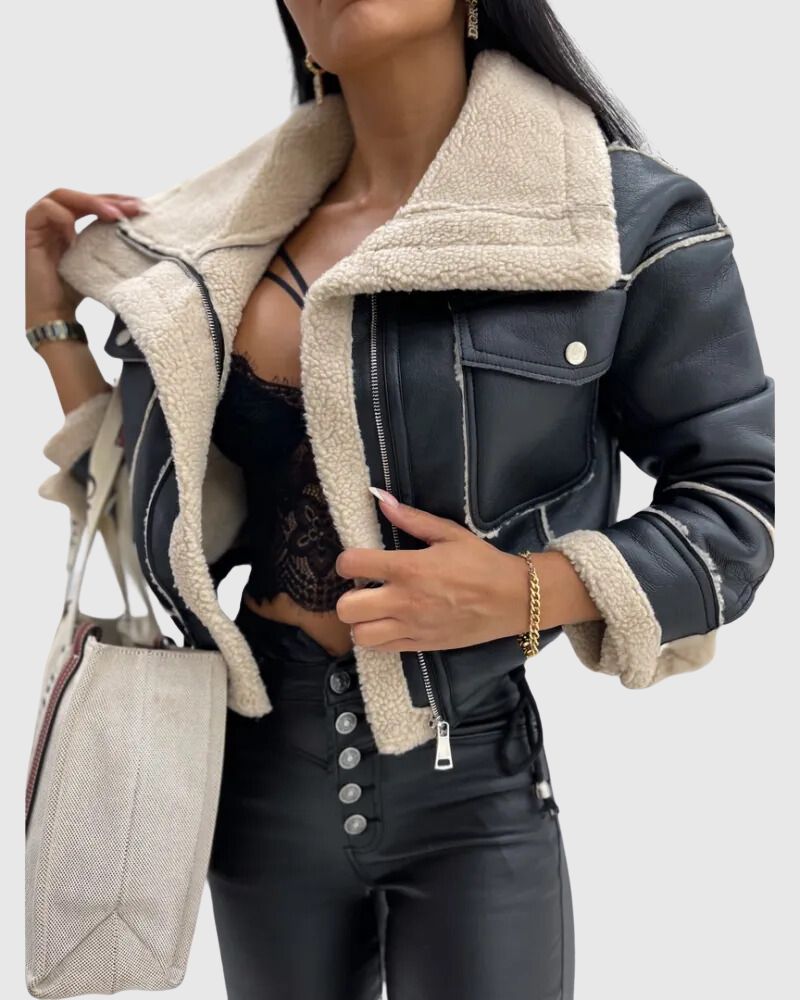 SORAYA | STYLISH LEATHER JACKET