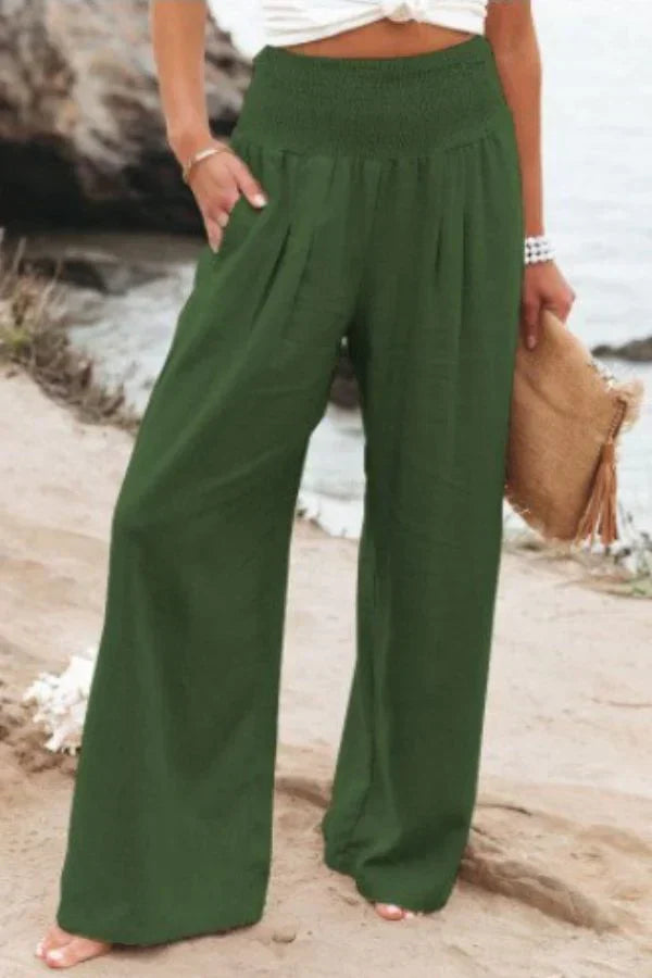 MEGAN | HIGH-WAIST PALAZZO PANTS