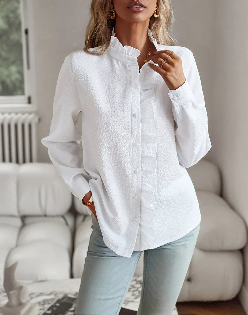 LENY | ELEGANT RUFFLED BLOUSE