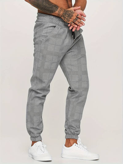 STEFANO | CHECKERED JOGGER PANTS