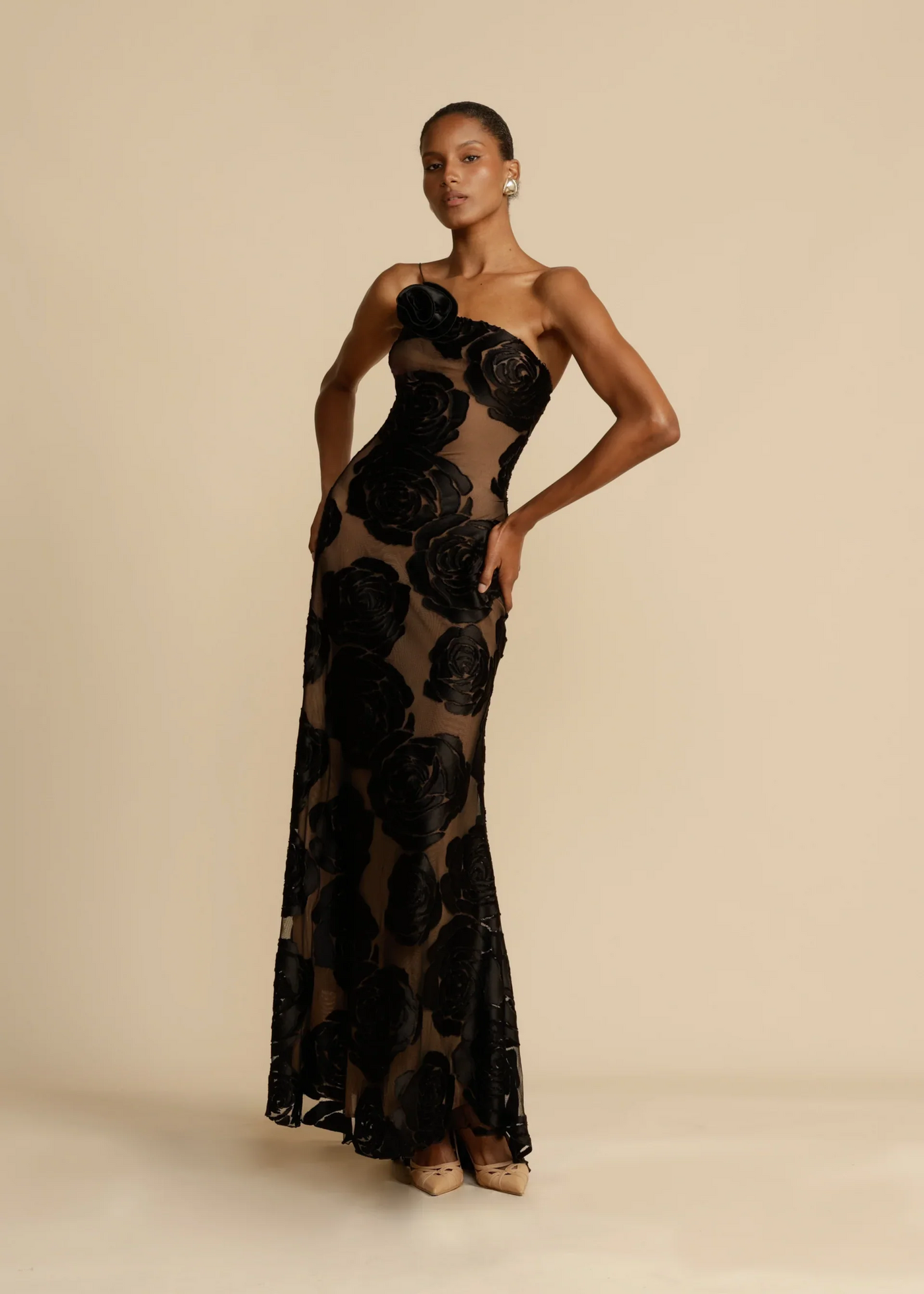 La Sol - Long Backless Evening Dress