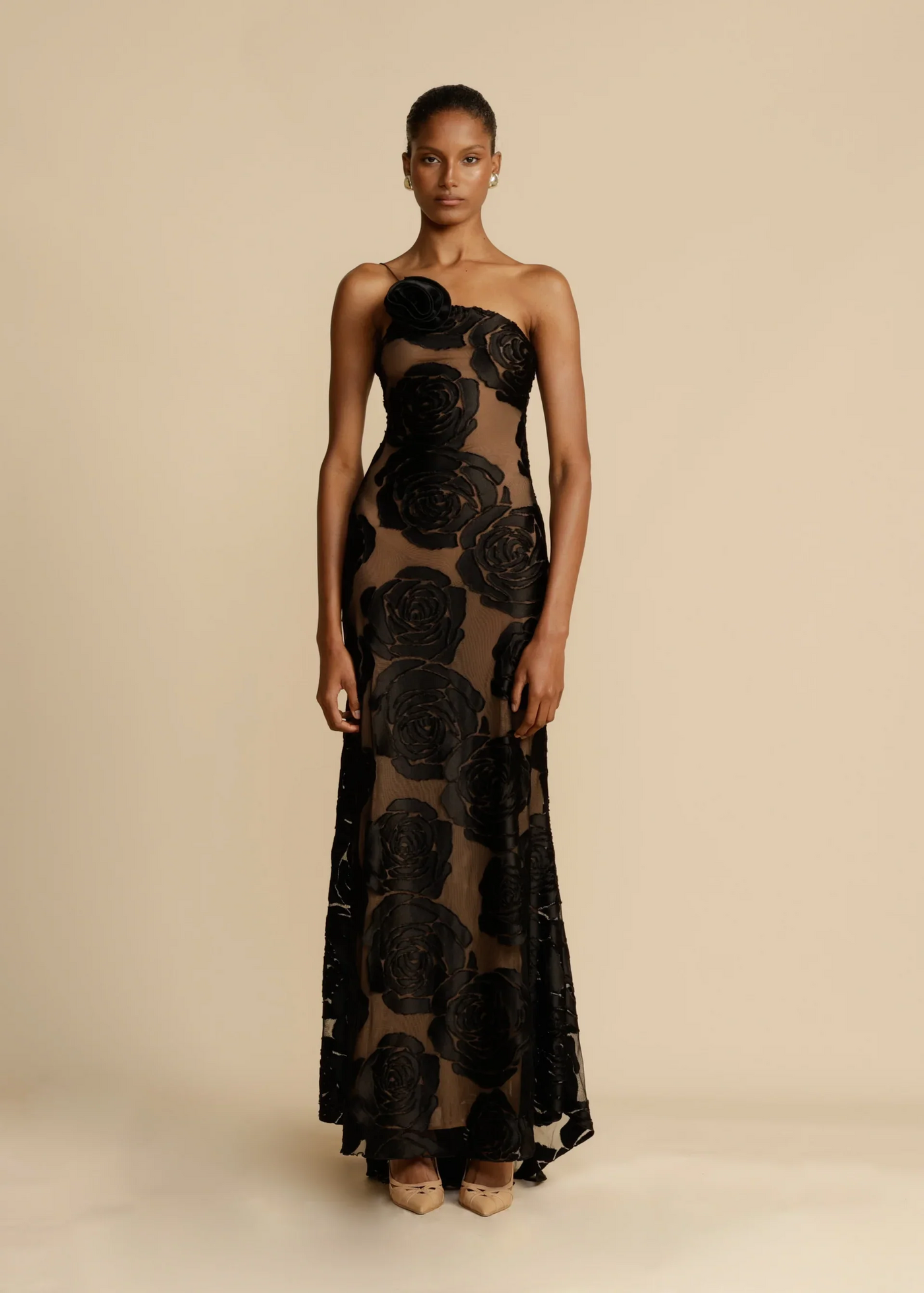 La Sol - Long Backless Evening Dress