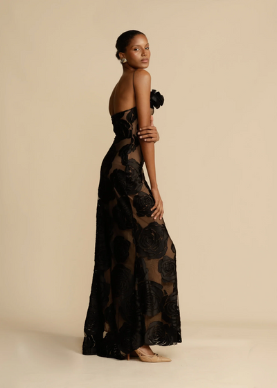 La Sol - Long Backless Evening Dress