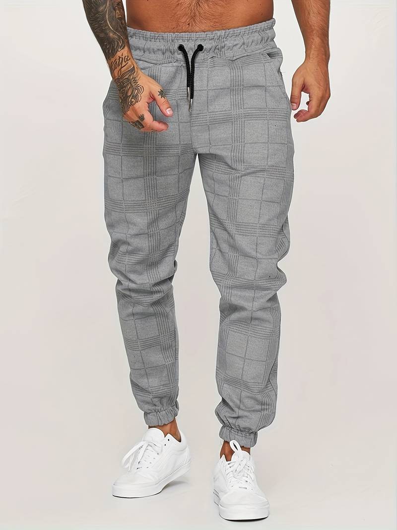 STEFANO | CHECKERED JOGGER PANTS