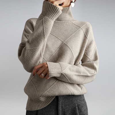 ADELIA | CASHMERE TURTLENECK SWEATER