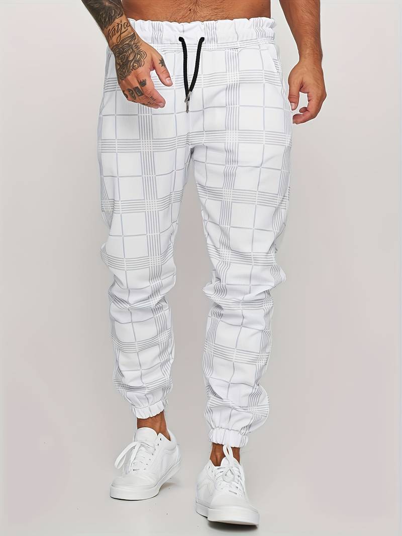 STEFANO | CHECKERED JOGGER PANTS