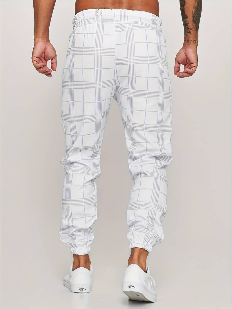 STEFANO | CHECKERED JOGGER PANTS