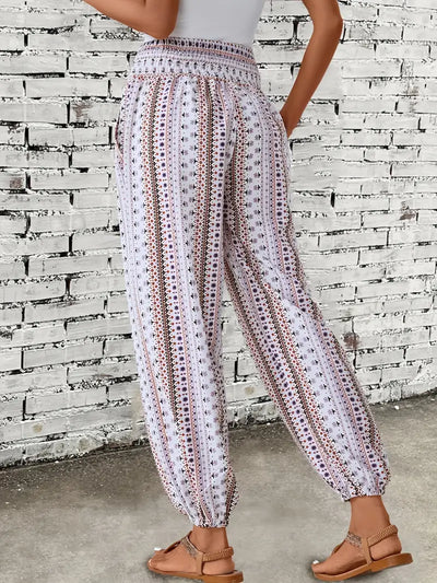 GAELLE | HIGH-WAIST SUMMER PANTS