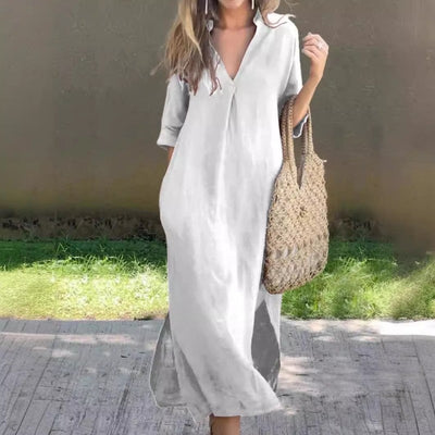 Fionja - Casual Linen Dress