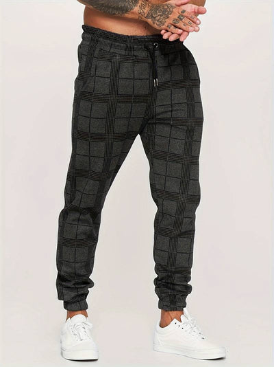 STEFANO | CHECKERED JOGGER PANTS