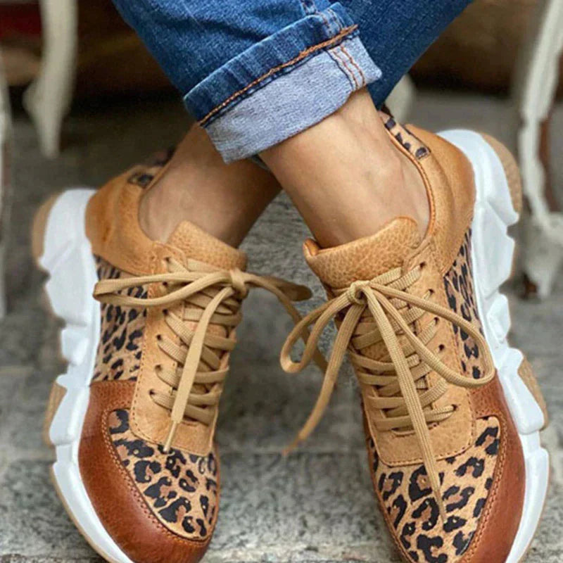 HELENE - COMFORTABLE LEOPARD SHOES