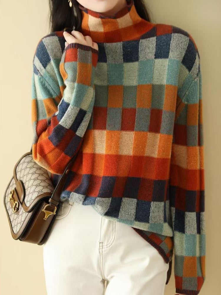 AGATHA | COLOURFUL CASHMERE SWEATER