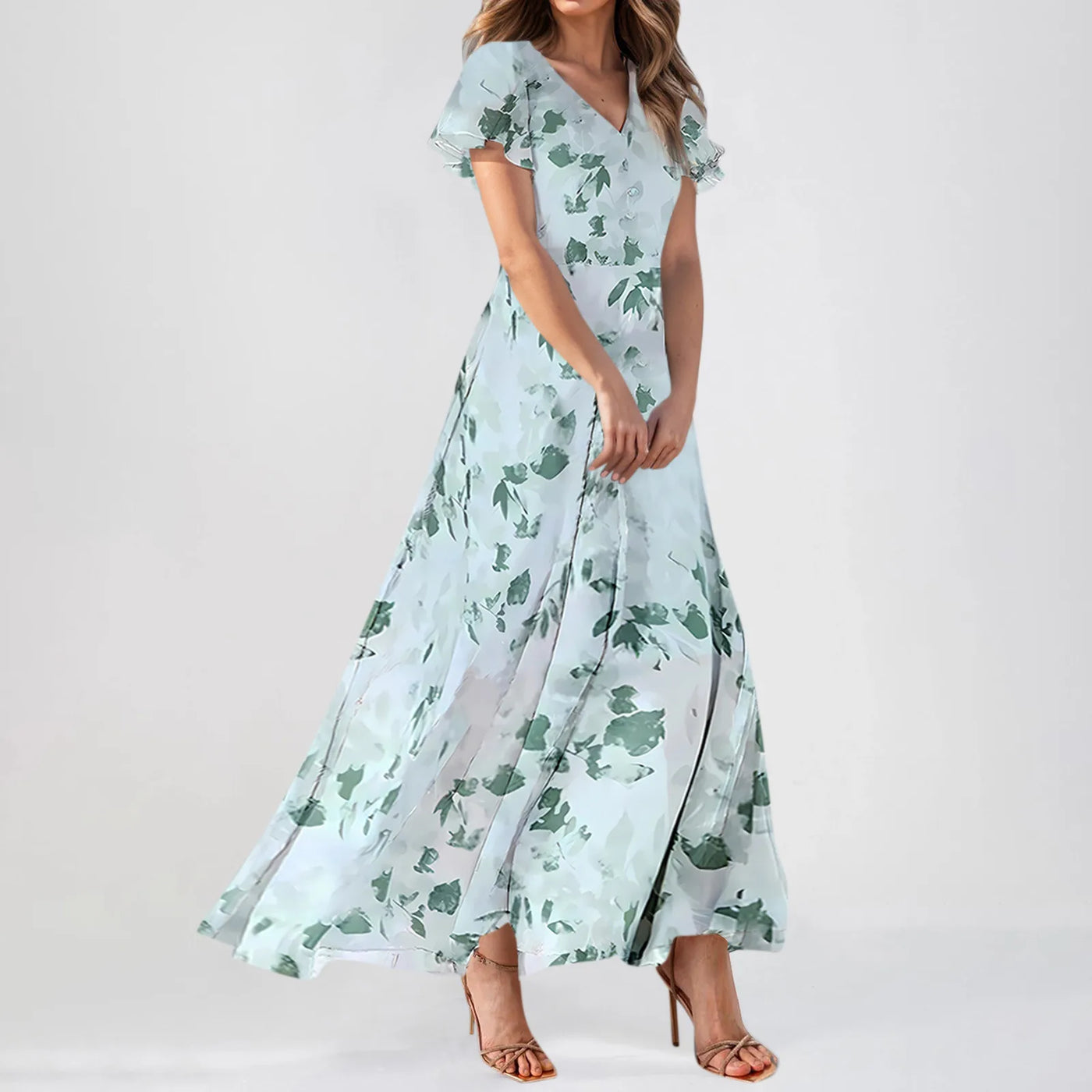 Zara - Chiffon Maxi dress