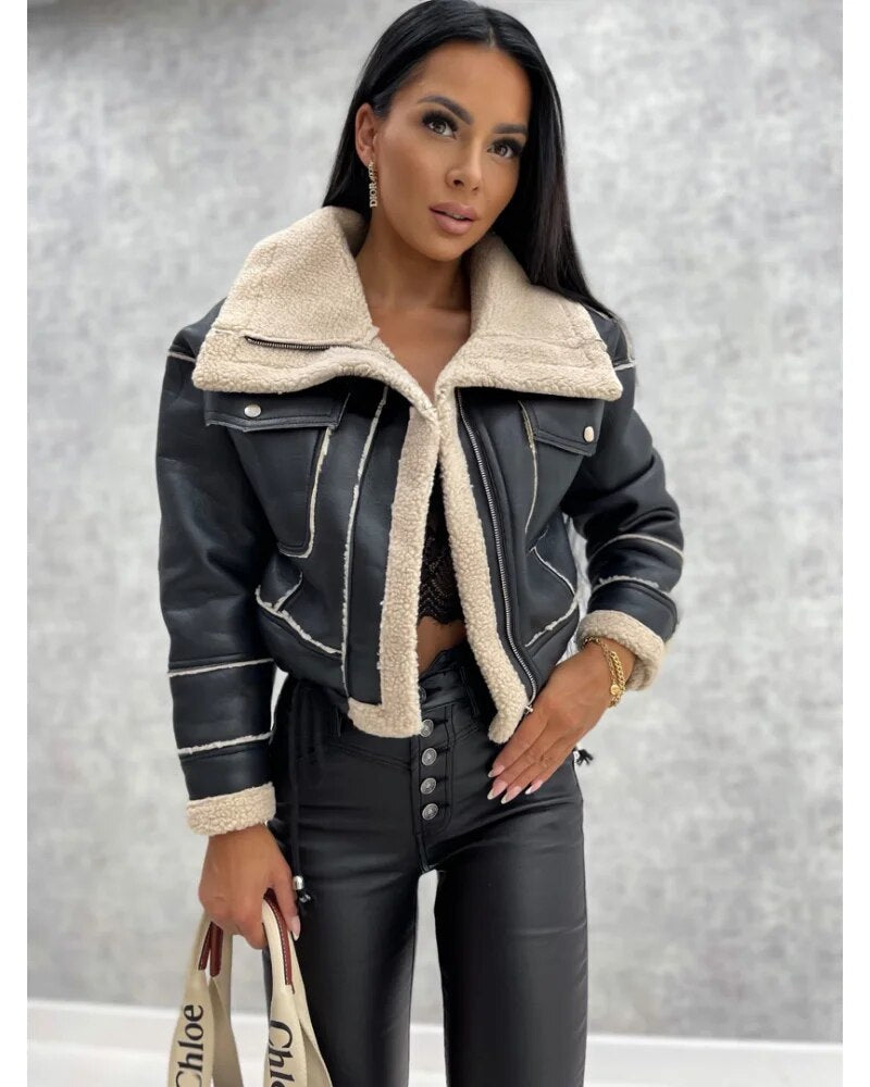 SORAYA | STYLISH LEATHER JACKET