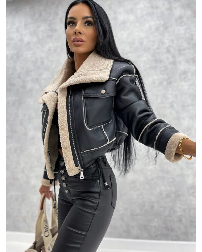 SORAYA | STYLISH LEATHER JACKET