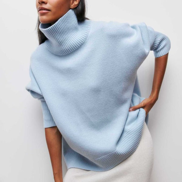 CHLOE | SWEATER WITH TURTLENECK