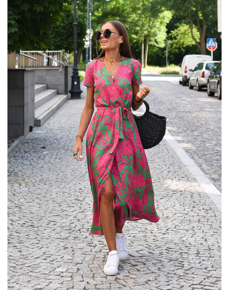 NADIA | ELEGANT DRESS WITH PRINT