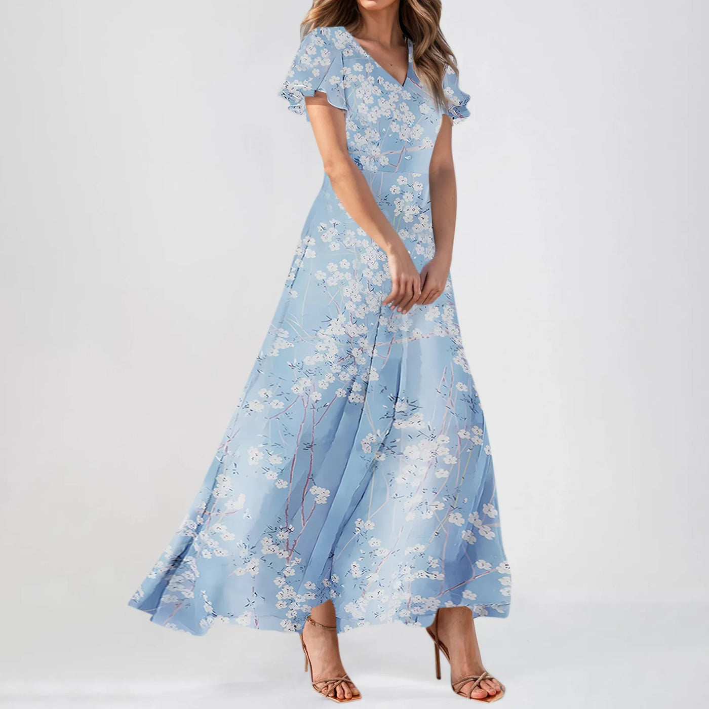 Zara - Chiffon Maxi dress