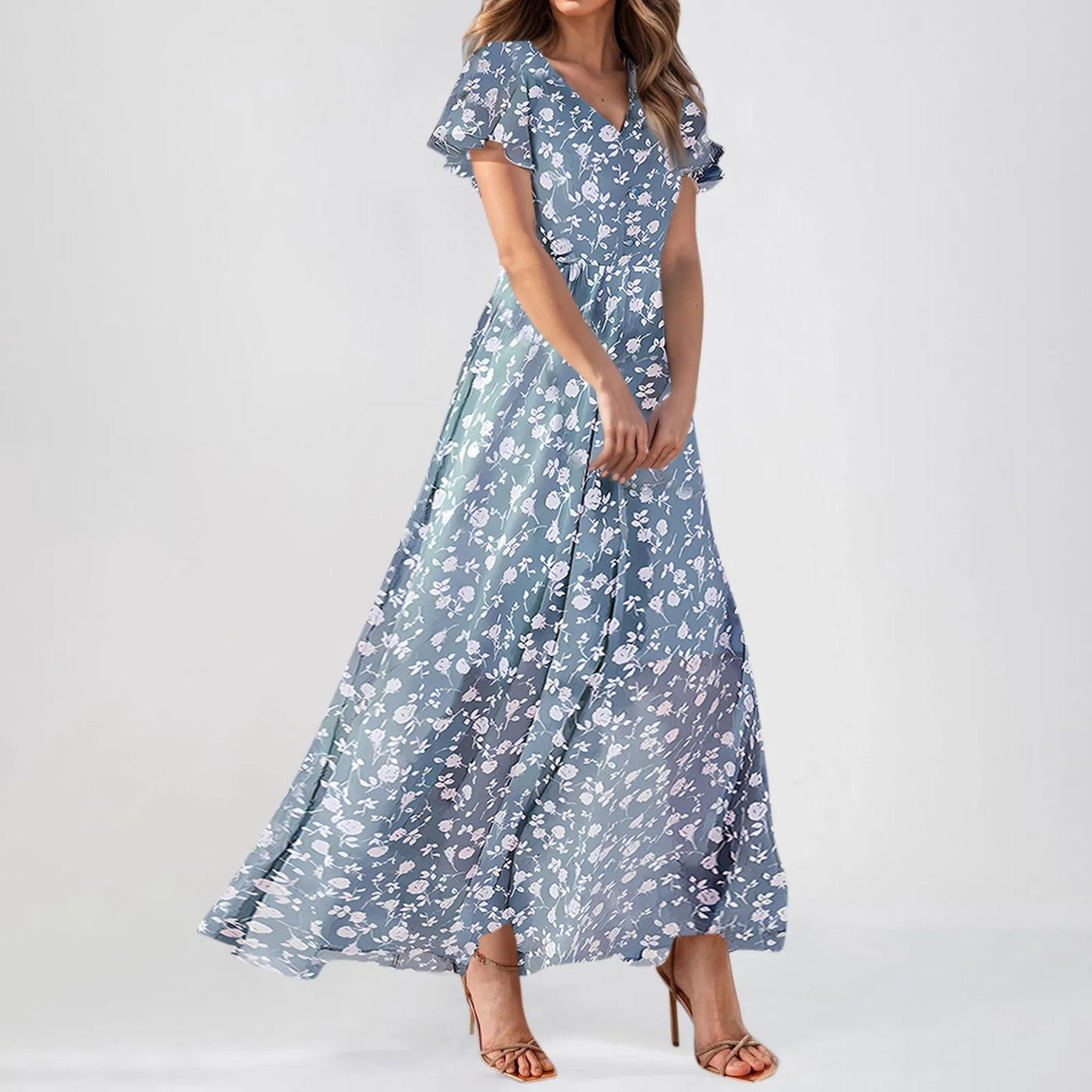 Zara - Chiffon Maxi dress