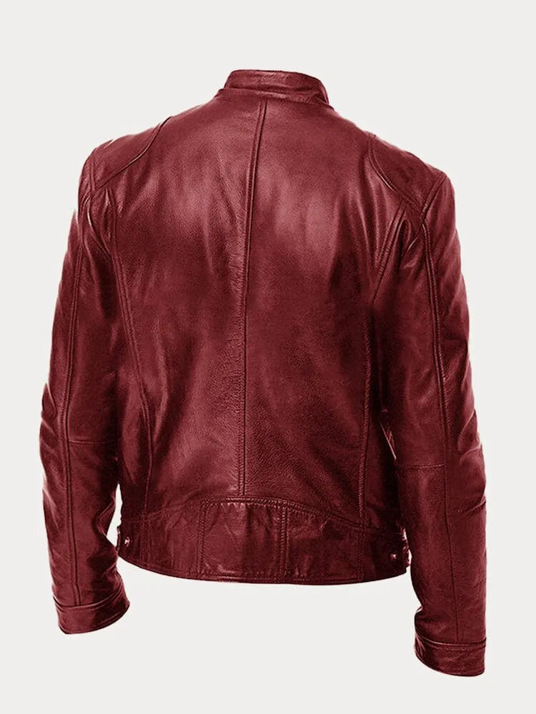 Lorenzo – Men's Casual Faux Leather Jacket