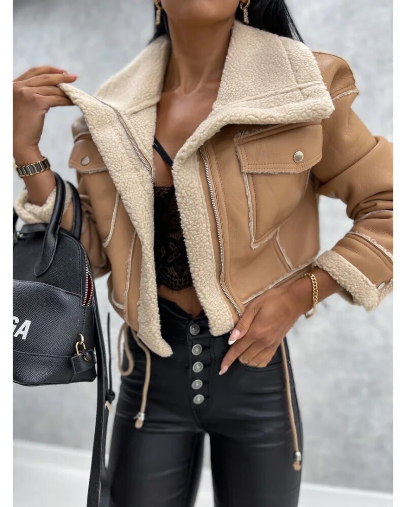 SORAYA | STYLISH LEATHER JACKET