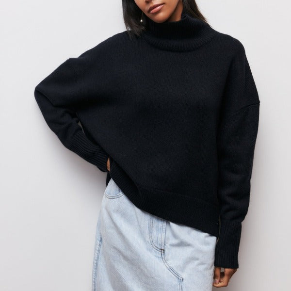 CHLOE | SWEATER WITH TURTLENECK