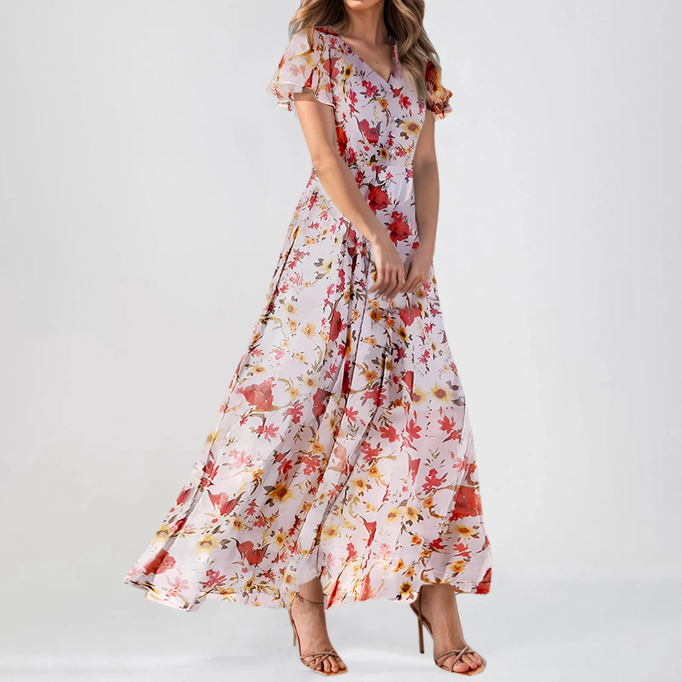 Zara - Chiffon Maxi dress