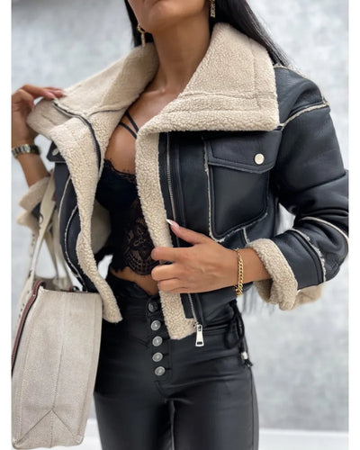 SORAYA | STYLISH LEATHER JACKET