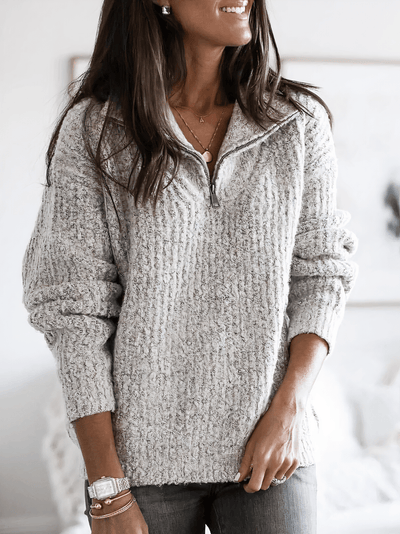 COURTNEY | STYLISH HALF-ZIP SWEATER