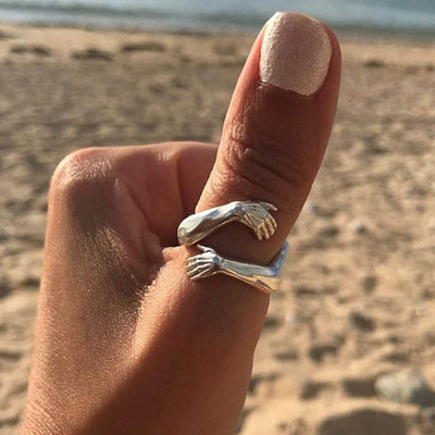 Silver Adjustable Cuddle Ring