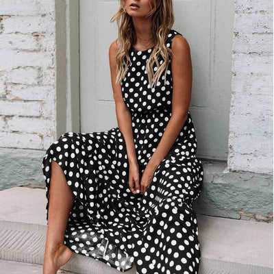 Sabrina - Polka Dot Midi Dress