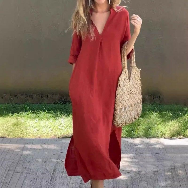 Fionja - Casual Linen Dress