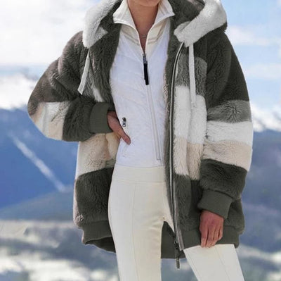 POPAL™ | WOOL AND CASHMERE QUILTED COAT FOR WOMEN