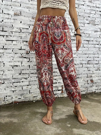 GAELLE | HIGH-WAIST SUMMER PANTS