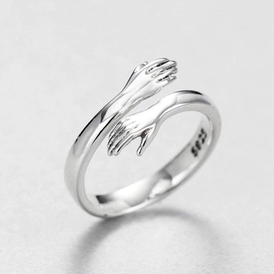 Silver Adjustable Cuddle Ring