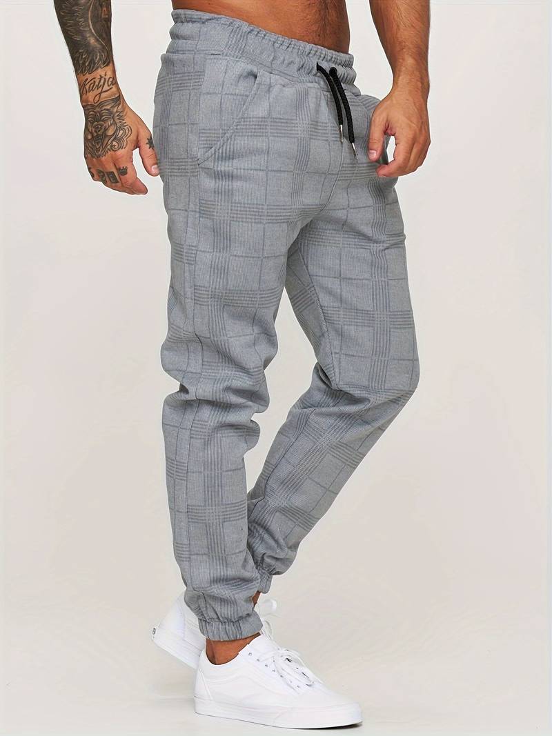 STEFANO | CHECKERED JOGGER PANTS