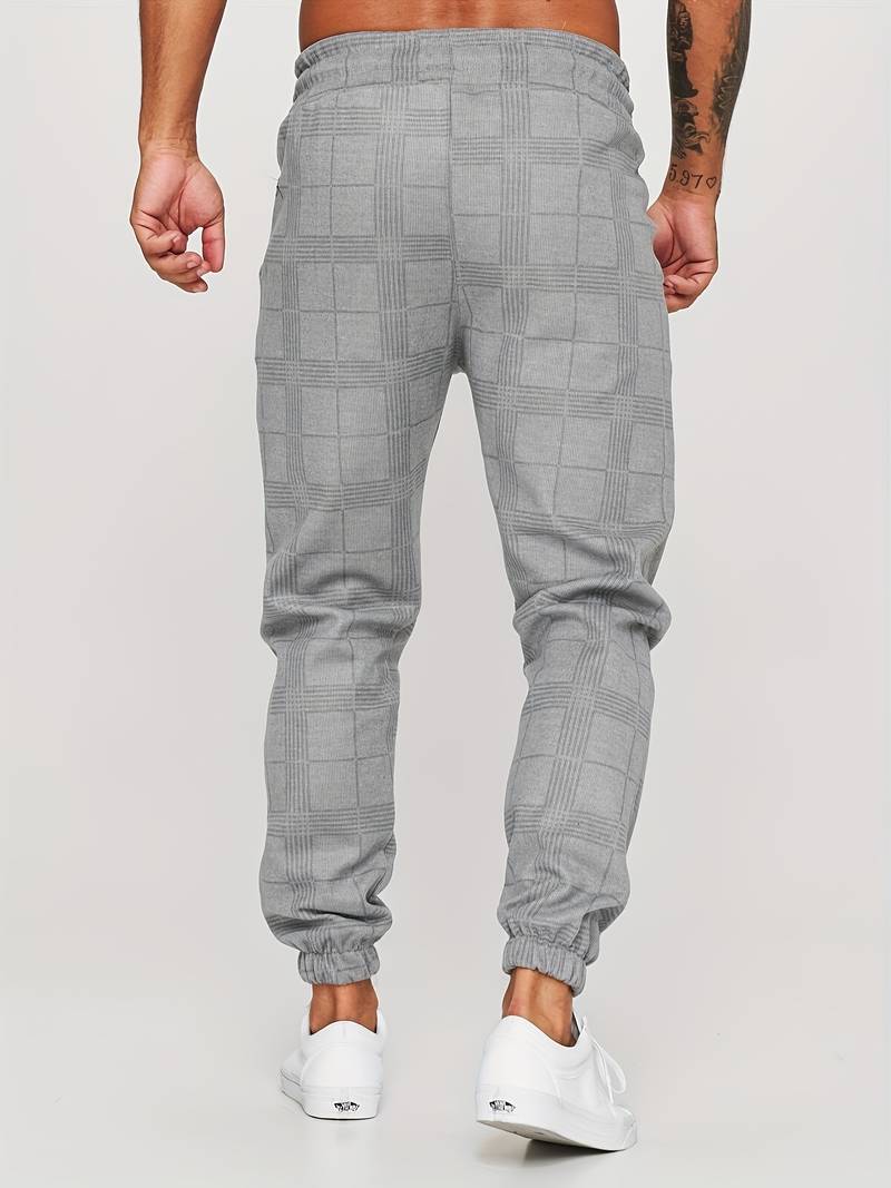 STEFANO | CHECKERED JOGGER PANTS