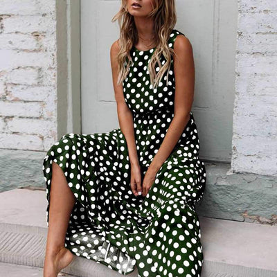 Sabrina - Polka Dot Midi Dress