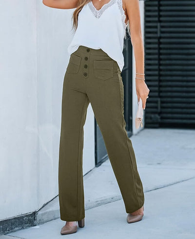 FLEUR | STRETCHABLE HIGH-WAISTED PANT