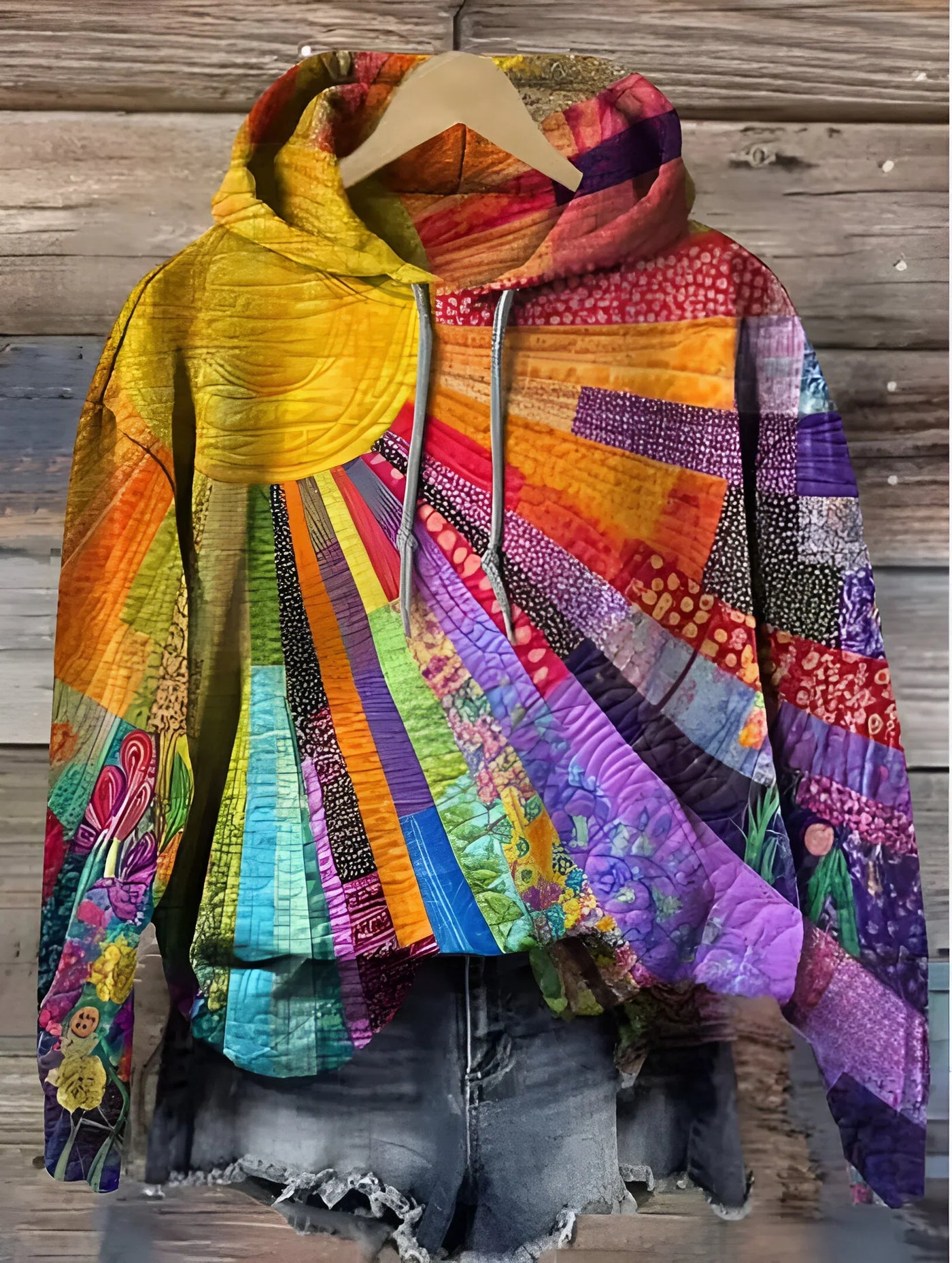 Erica™ | Colorful Hooded Sweatshirt