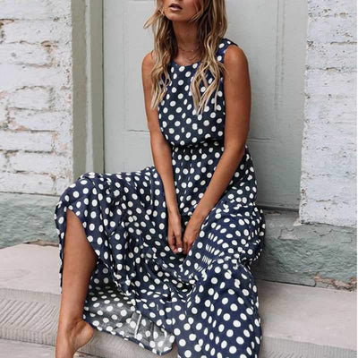 Sabrina - Polka Dot Midi Dress