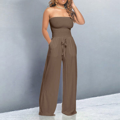 Zeina - Trendy Off-Shoulder Jumpsuit