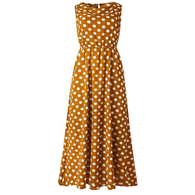 Sabrina - Polka Dot Midi Dress